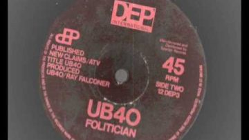 UB40 –  Folitician  – Dep Records 12 inch