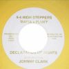 Jonny Clark – Derclaration on Right   Dub Wise M F (7-4-4 High Steppers – Mafia   Fluxy)