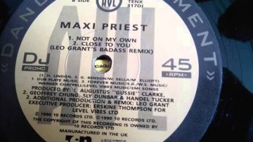 Maxi Priest – not on my own