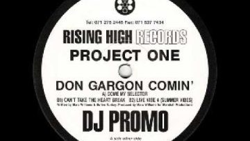 Project One – Cant Take The Heart break