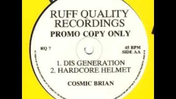 Cosmic Brian – Hardcore helmet