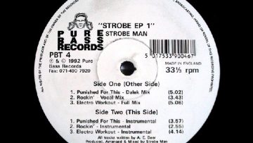 Strobe Man – Strobe EP 1 – B1 – Punished For This (Instrumental)