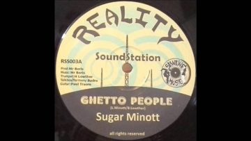 SUGAR MINOTT/GHETTO PEOPLE/MR BORIS/GHETTO BASS DUB/REALITY SOUND STATION 12