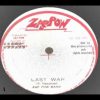 Zap Pow – Last War – 12inch -Zappow records roots reggae 1977