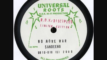 Sandeeno – No More War