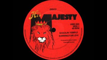 Barrington Levi Jah Thomas – Shaolin Temple