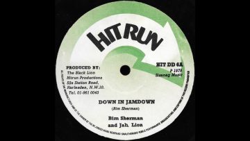 BIM SHERMAN and JAH LION ♦ Down In Jamdown Version {HITRUN 12inch 1979}