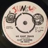 Clint Richards – We Want Peace