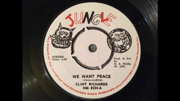 Clint Richards – We Want Peace