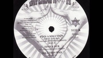 Dan I – Find A Solution Find A Dub Solution Remix