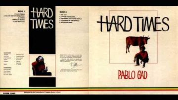 Pablo Gad 1981 Hard Times A4 Reggae Music [ www.dreadinababylon.com ]