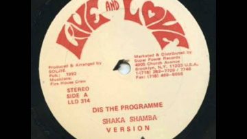 Shaka Shamba – Dis The Programme