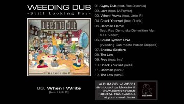 WEEDING DUB – When I Write feat. Little R
