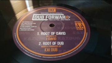 NISH WADADA and KAI DUB – TRIBE OF JUDAH / ROOT OF DAVID FT I DAVID [DUB FORWARD 10INCH]