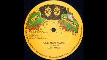 Echo Minott ‎- One Man Alone