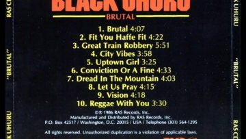 Black Uhuru – Robbery dub – Brutal Dub 1986