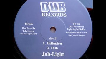 DUB RECORDS – DR 001 2012 – Jah Light – Diffusion Dub (10 inch)