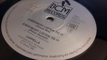 Cappella – Everybody Listen To It (Piano Mix)