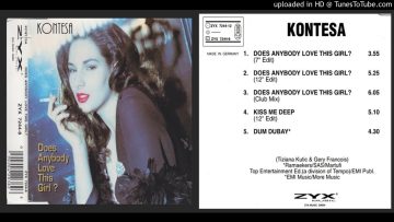 Kontesa ‎– Kiss Me Deep (12 Edit ‎– 1994)