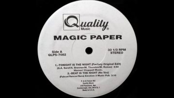 Magic Paper ‎- Tonight Is The Night (Factory Team Remix)