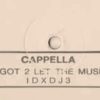 Cappella – U Got 2 Let The Music 2010 (Manuel Baccano Radio Mix)