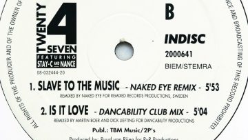 Twenty 4 Seven feat. Stay-C And Nance • Slave To The Music (Naked Eye Remix) (1993)