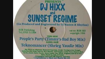 DJ HIXX and SUNSET REGIME – TEKNOMANCER (SHRIEG YAUDIR MIX)