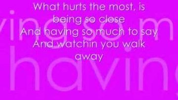 What Hurts The Most – Cascada (With Lyrics)