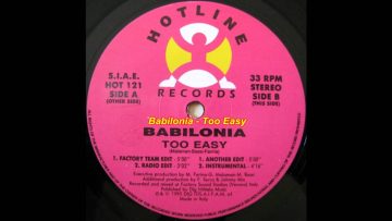 Babilonia – Too Easy (Another Edit)