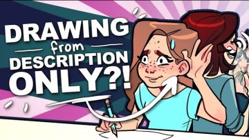 WAIT!? WHAT?! | Redrawing My Friends Art from Description ONLY! | Art Game