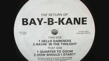 Bay B Kane and Peshay – Quarter To Doom (Rhythm)