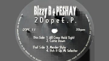 Bizzy B and Peshay – All Crew Hold Tight (DOPE-11)
