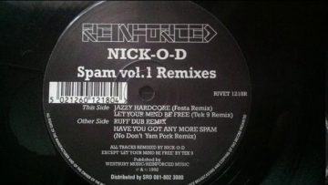Nick-O-D Spam Vol. 1 Remixes – Ruff Dub Remix
