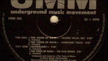 The Voice Of Rave ‎– The Voice Of Rave (Hardcore Track)