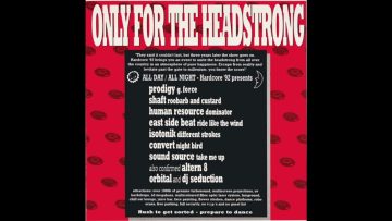 Various – Only For The Headstrong: The Ultimate Rave Compilation [1992, Full Tape]